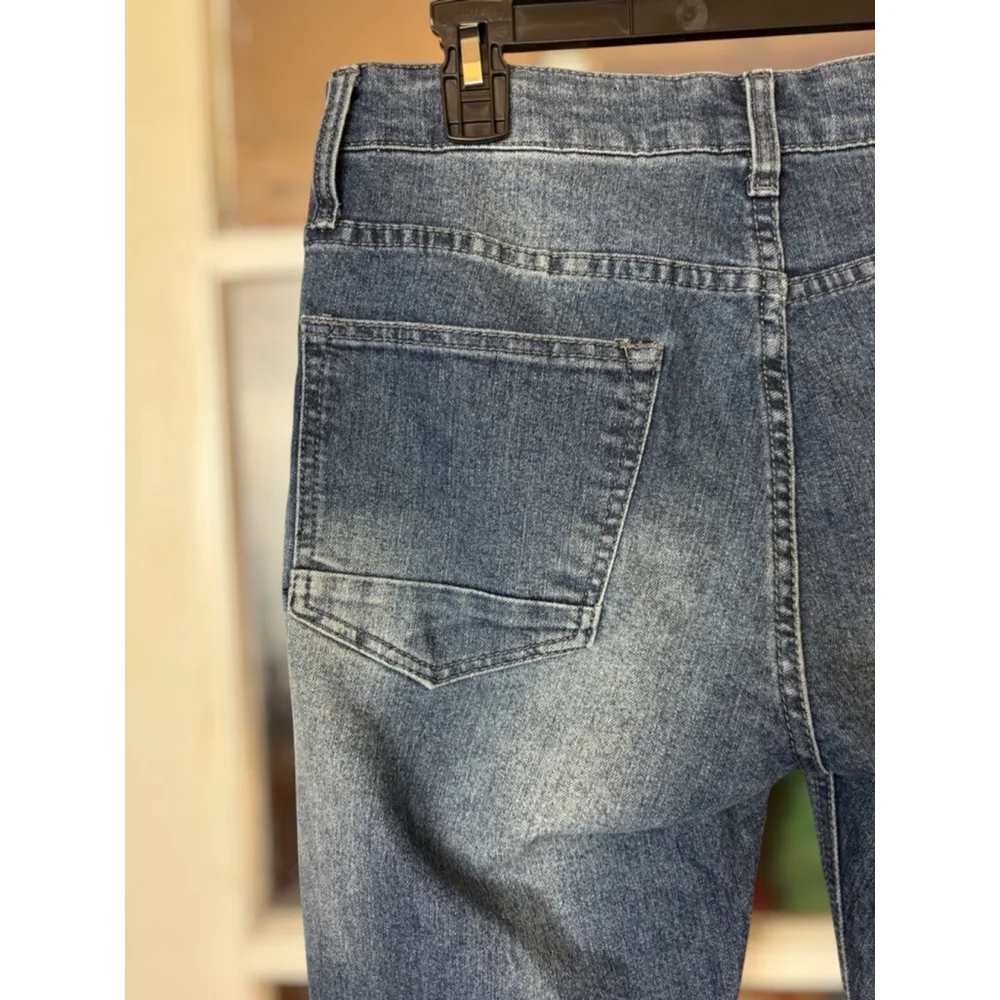 Weatherproof Vintage Men’s 32x29 Blue Slim Fit Stretch Denim Jeans Rugged Casual